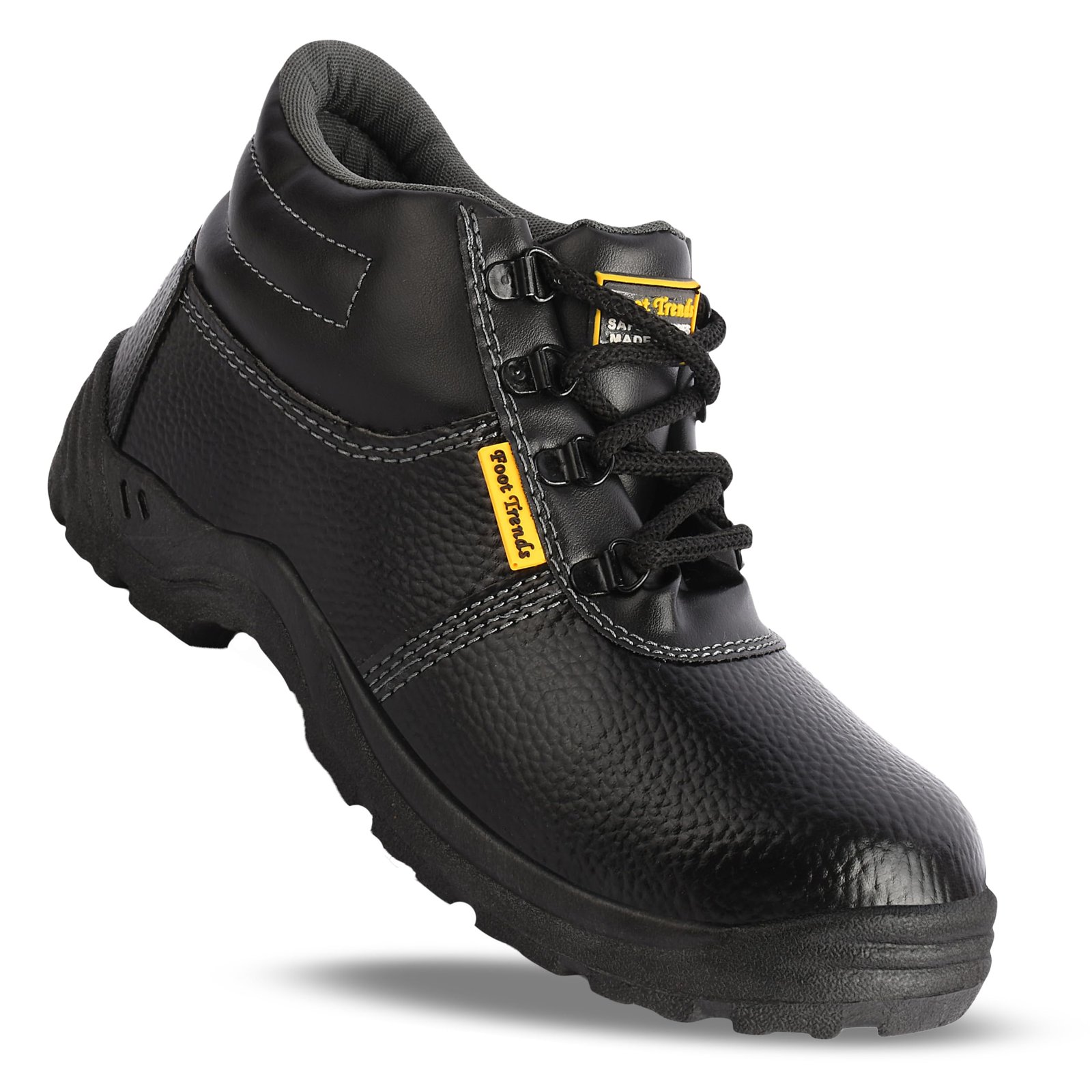 Steel-toe safety shoes